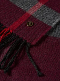 Cachecol xadrez com franjas|LION OF PORCHES Flash Sale