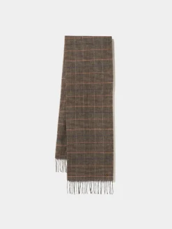 Cachecol xadrez com franjas|LION OF PORCHES Clearance