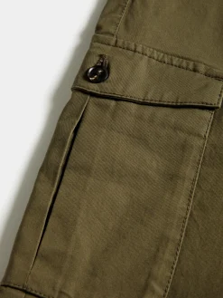Calças cargo em sarja slim fit|LION OF PORCHES Store