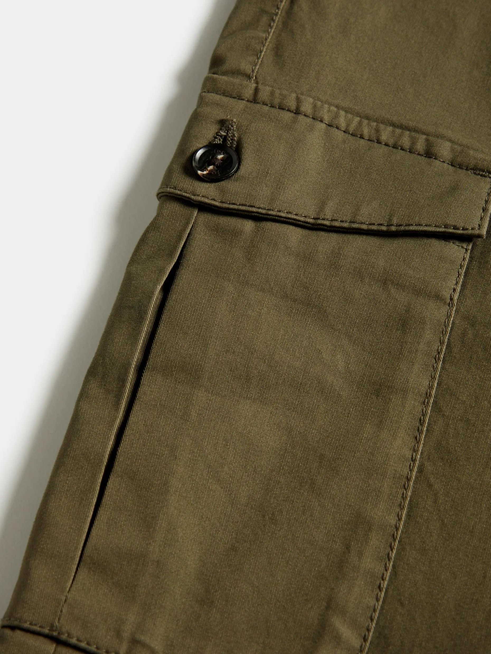 Calças cargo em sarja slim fit|LION OF PORCHES Store