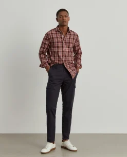 Calças chino estilo cargo slim fit|LION OF PORCHES Sale