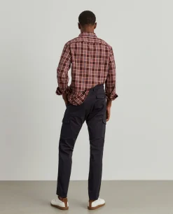 Calças chino estilo cargo slim fit|LION OF PORCHES Sale