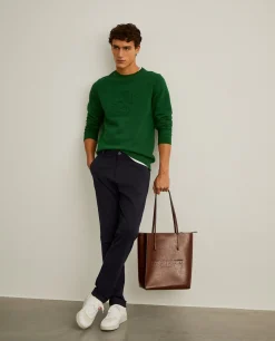 Calças chino regular fit|LION OF PORCHES Best Sale
