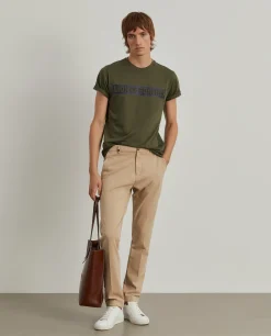 Calças chino regular fit|LION OF PORCHES Outlet