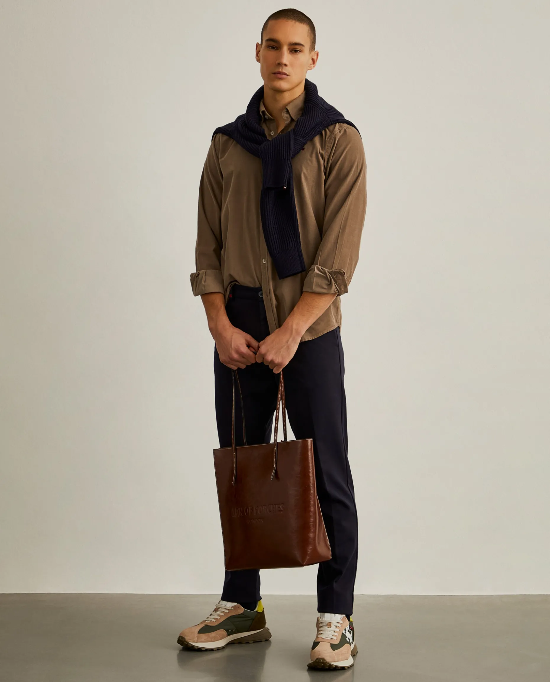 Calças chino regular fit|LION OF PORCHES Sale
