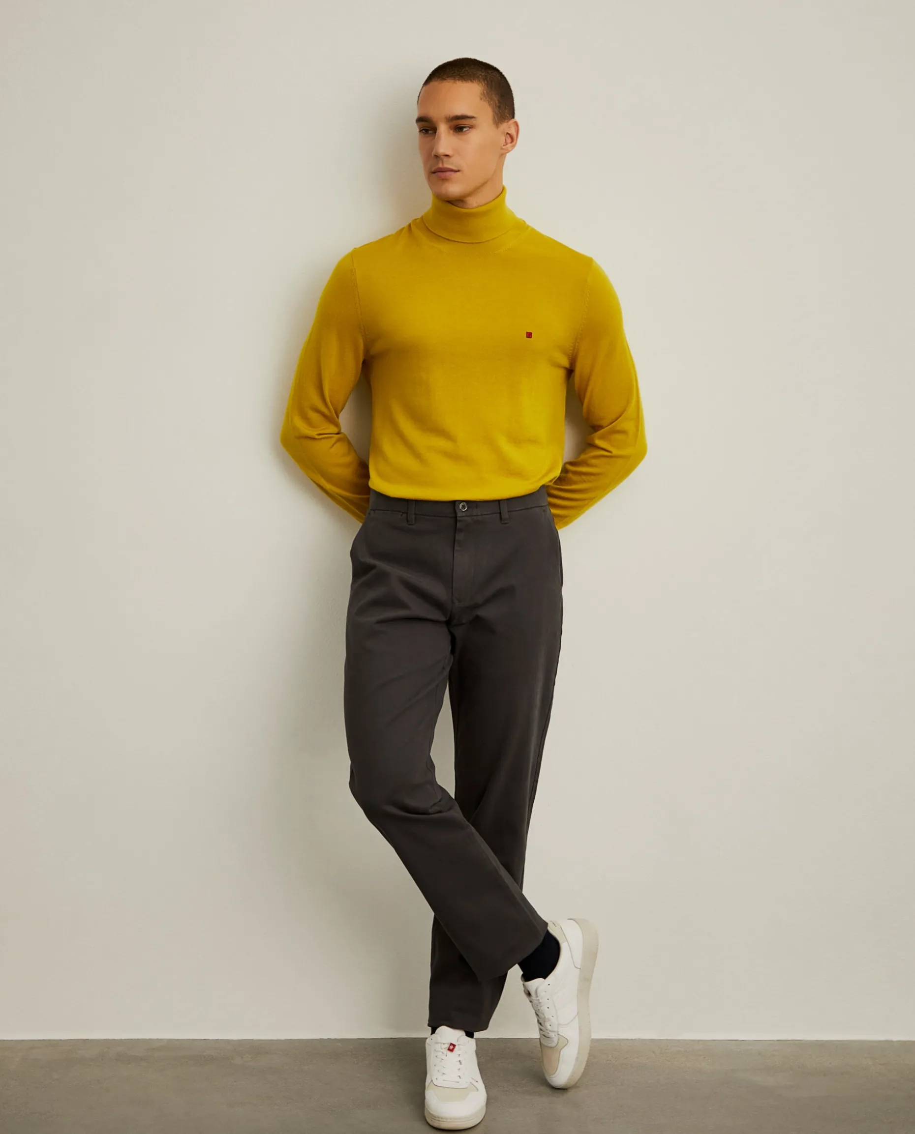 Calças chino regular fit|LION OF PORCHES Fashion