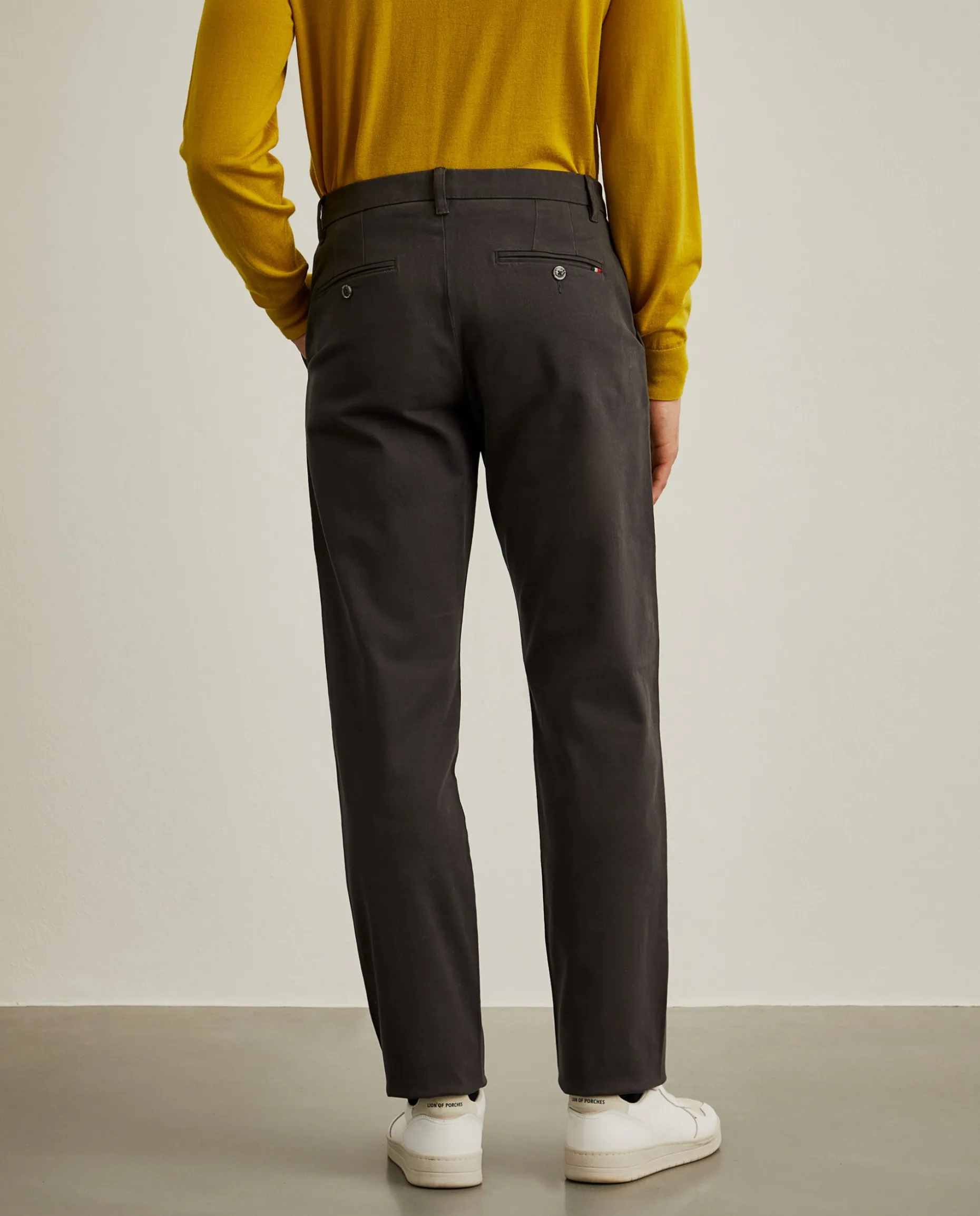 Calças chino regular fit|LION OF PORCHES Fashion