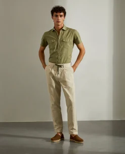Calças chino regular fit|LION OF PORCHES Clearance