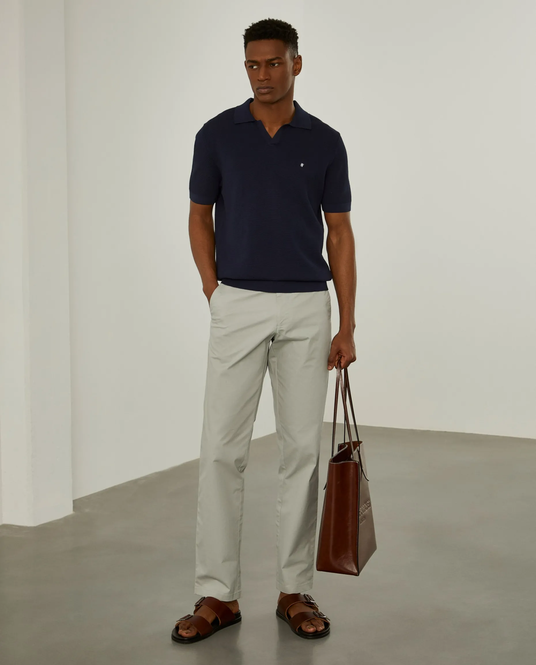 Calças chino regular fit|LION OF PORCHES Hot