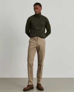 Calças chino regular fit|LION OF PORCHES Best Sale