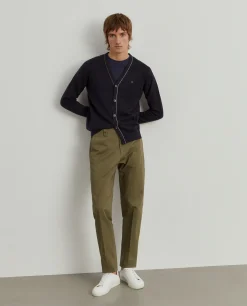 Calças chino regular fit|LION OF PORCHES New
