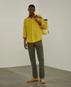 Calças chino regular fit|LION OF PORCHES Shop