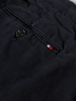 Calças chino regular fit com pregas|LION OF PORCHES Sale