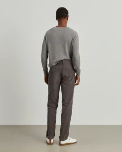 Calças chino regular fit em veludo|LION OF PORCHES Hot