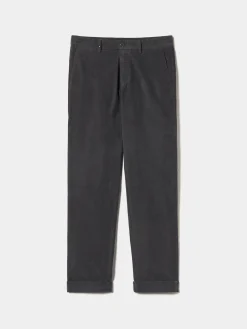 Calças chino regular fit em veludo|LION OF PORCHES Hot
