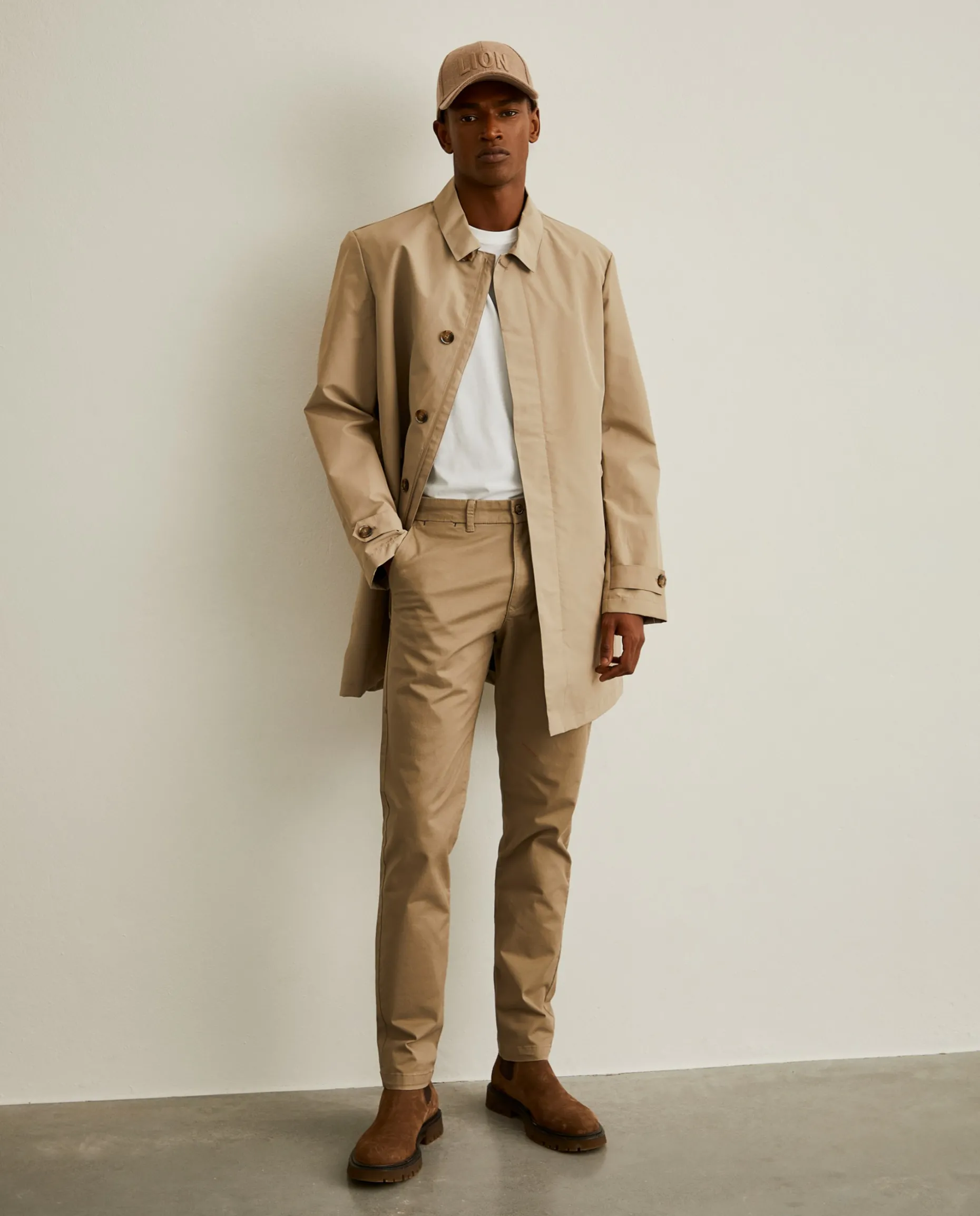 Calças chino slim fit|LION OF PORCHES Online