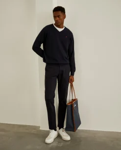 Calças chino slim fit|LION OF PORCHES Discount