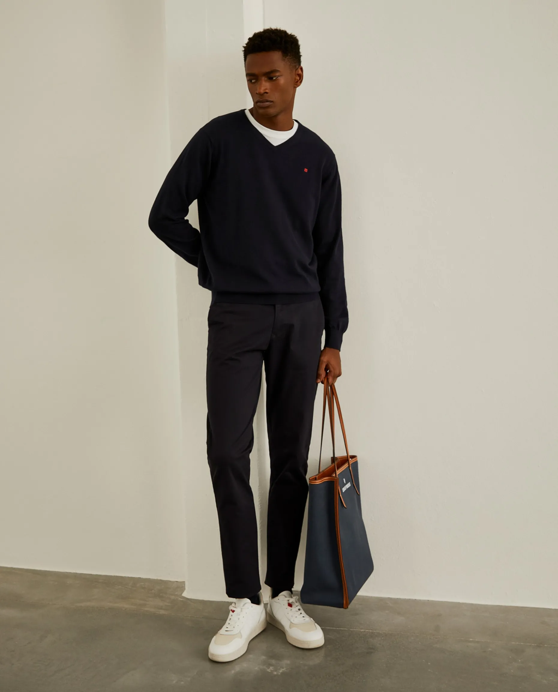 Calças chino slim fit|LION OF PORCHES Discount