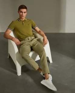 Calças chino slim fit|LION OF PORCHES Online