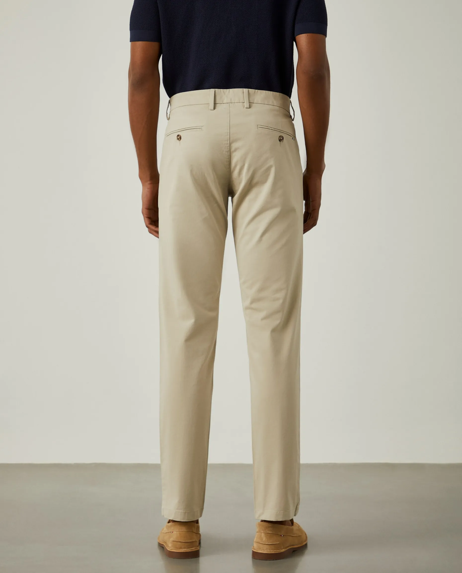 Calças chino slim fit|LION OF PORCHES Best Sale