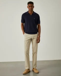 Calças chino slim fit|LION OF PORCHES Best Sale