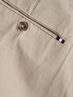 Calças chino slim fit|LION OF PORCHES Best Sale