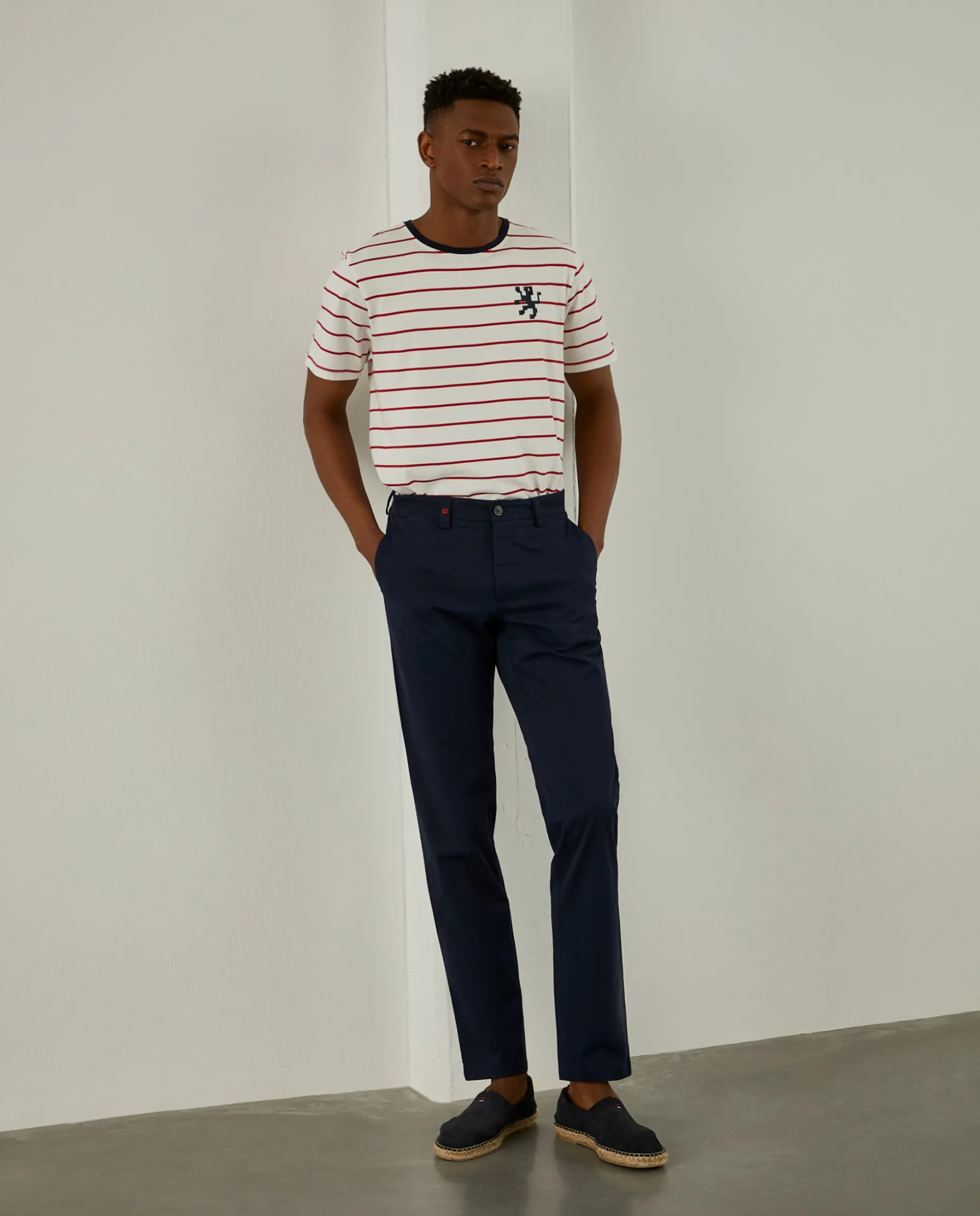 Calças chino slim fit|LION OF PORCHES Fashion