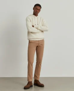 Calças chino slim fit|LION OF PORCHES Best Sale