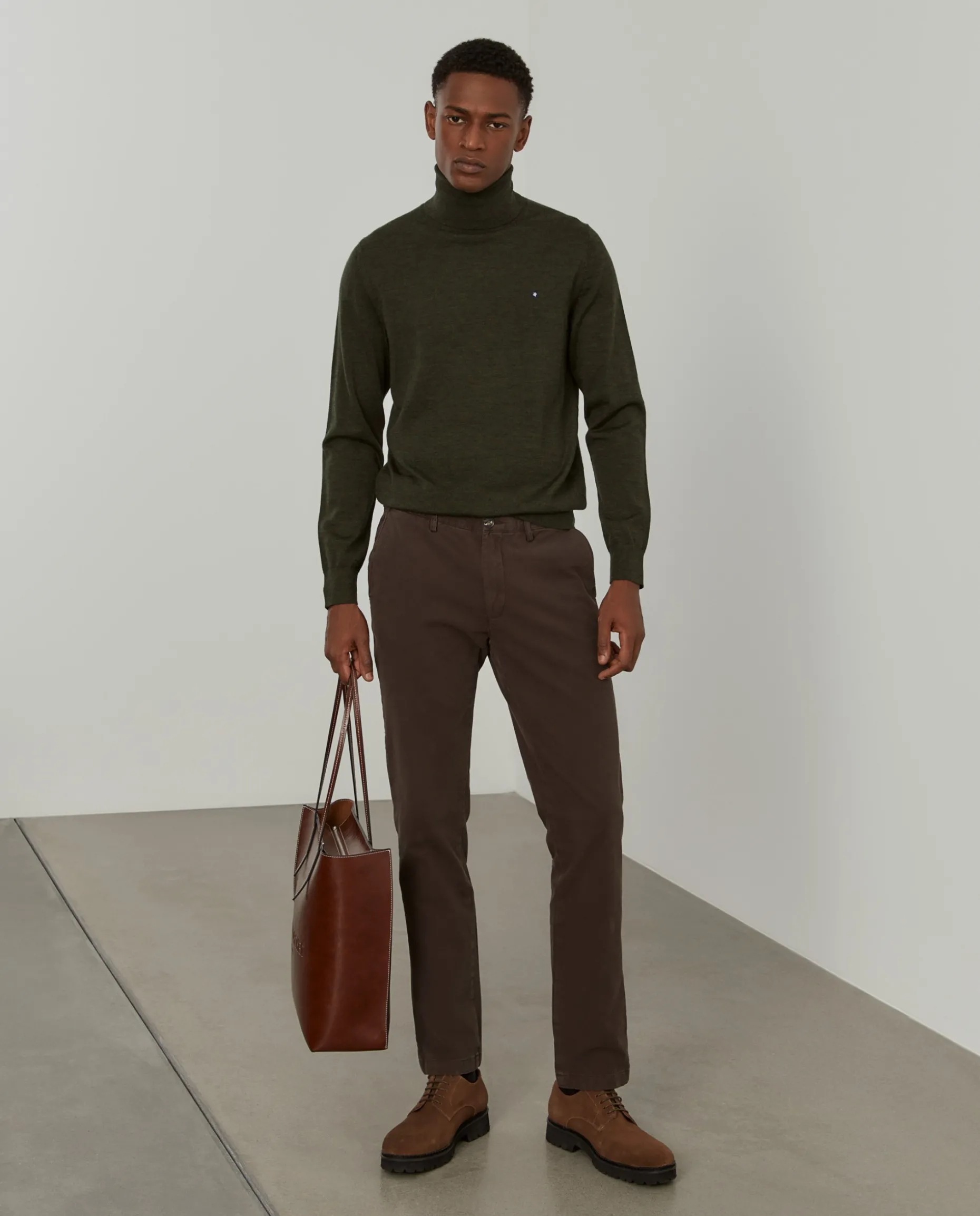 Calças chino slim fit|LION OF PORCHES Hot