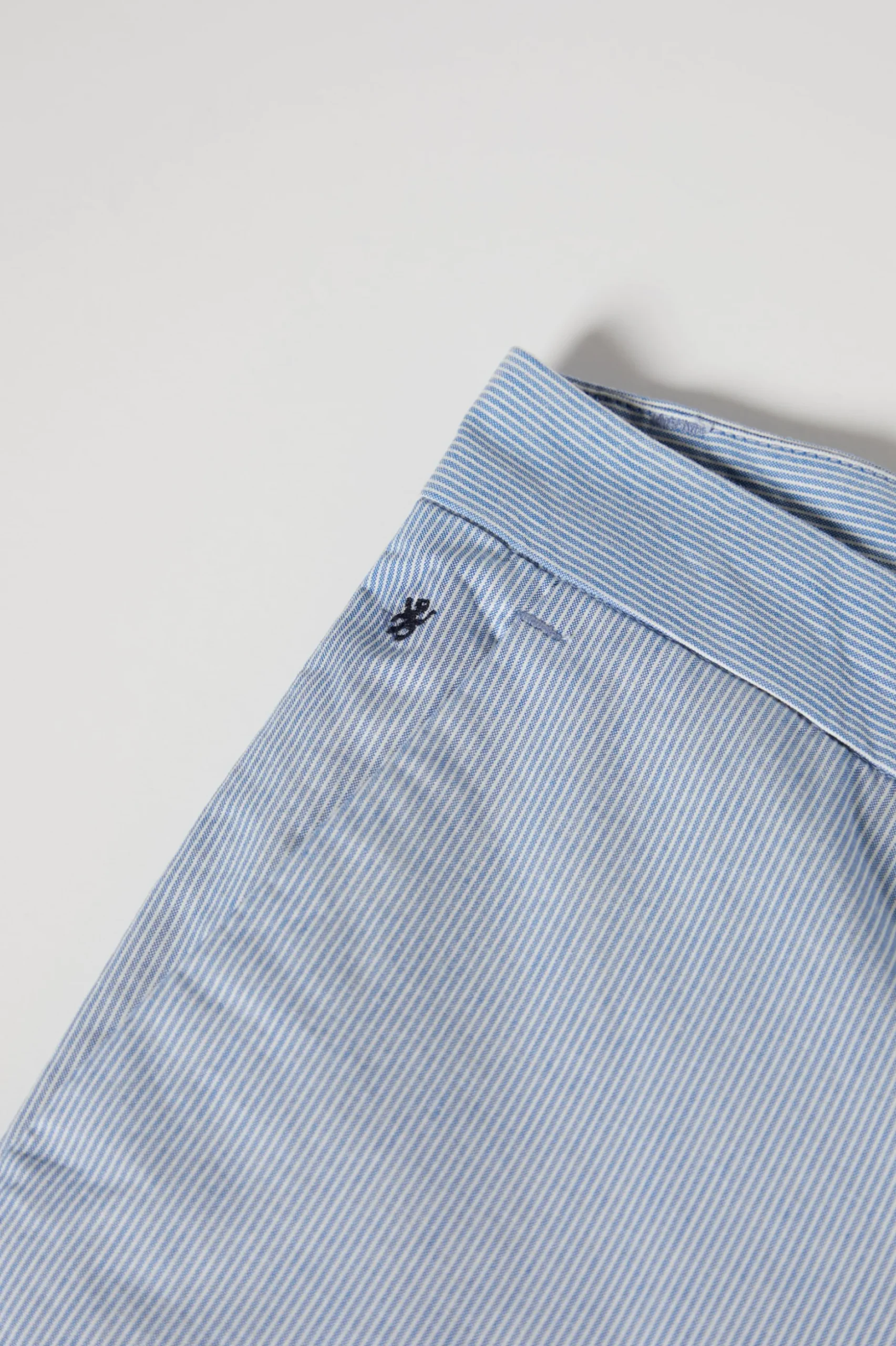 Calças chino slim fit padrão de riscas|LION OF PORCHES Best Sale
