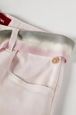 Calças culotte com cinto|LION OF PORCHES Fashion