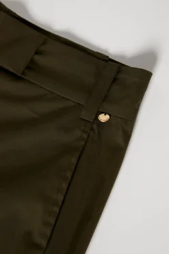 Calças culotte com cintura ajustável|LION OF PORCHES Store