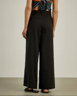 Calças culotte com cintura ajustável|LION OF PORCHES Fashion