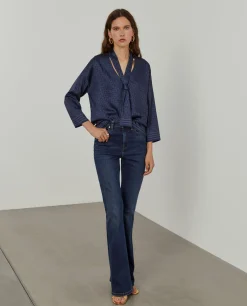 Calças denim flare|LION OF PORCHES Discount