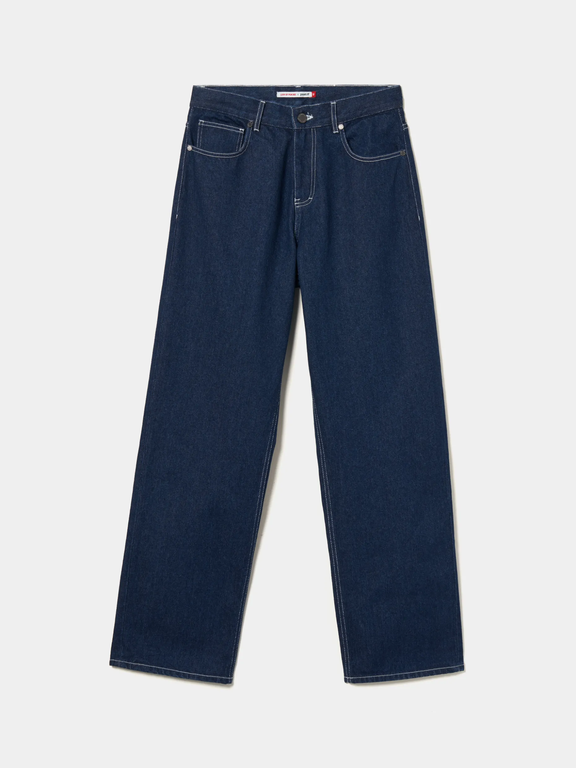 Calças denim loose fit Lion x Paatiff|LION OF PORCHES Shop