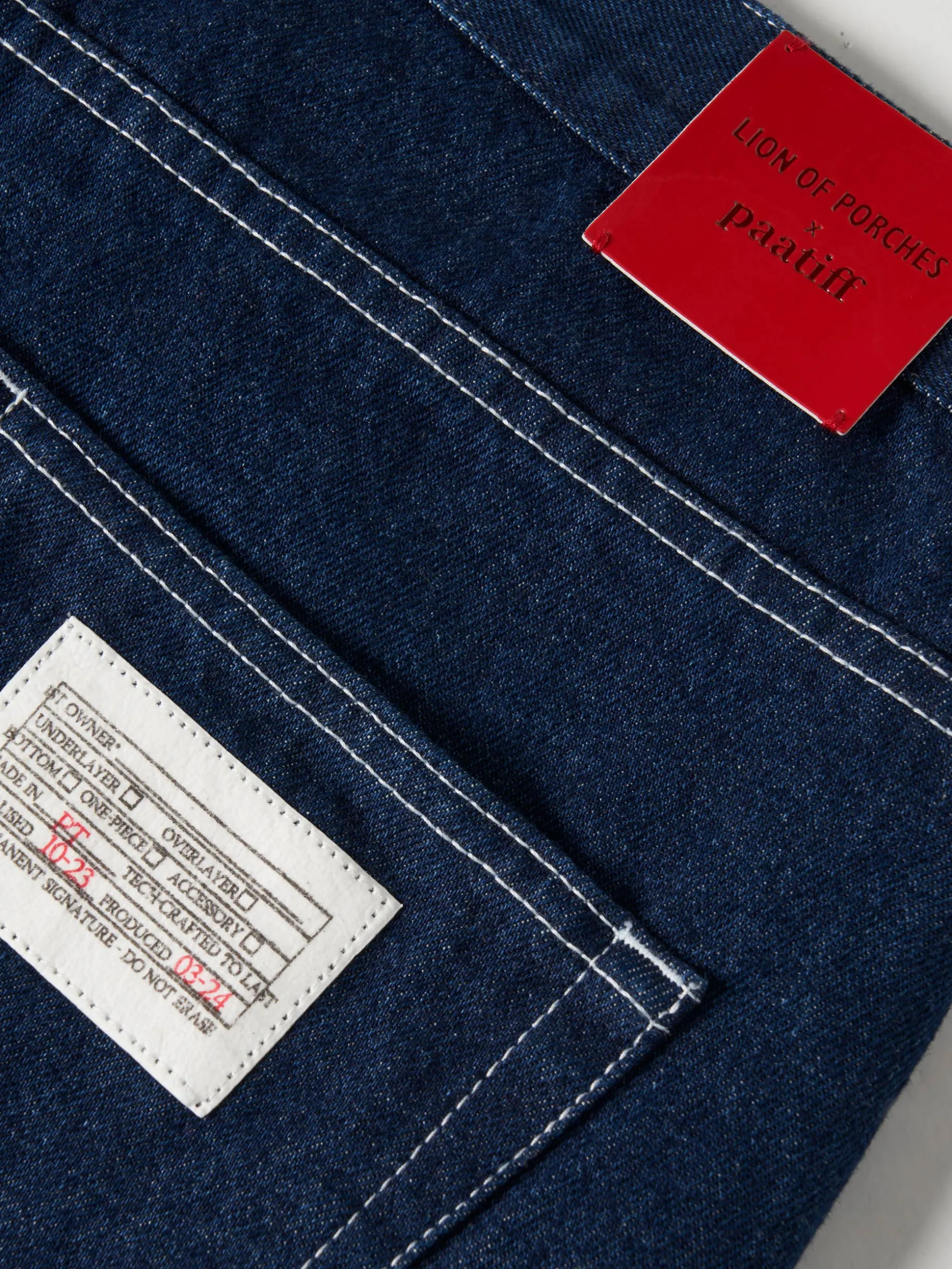 Calças denim loose fit Lion x Paatiff|LION OF PORCHES Shop