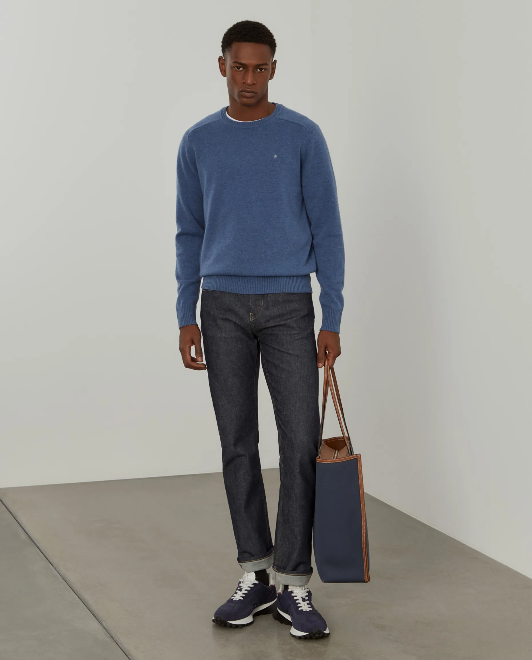 Calças denim regular fit|LION OF PORCHES Online