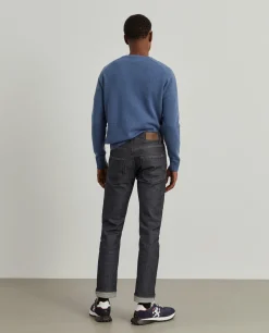 Calças denim regular fit|LION OF PORCHES Online