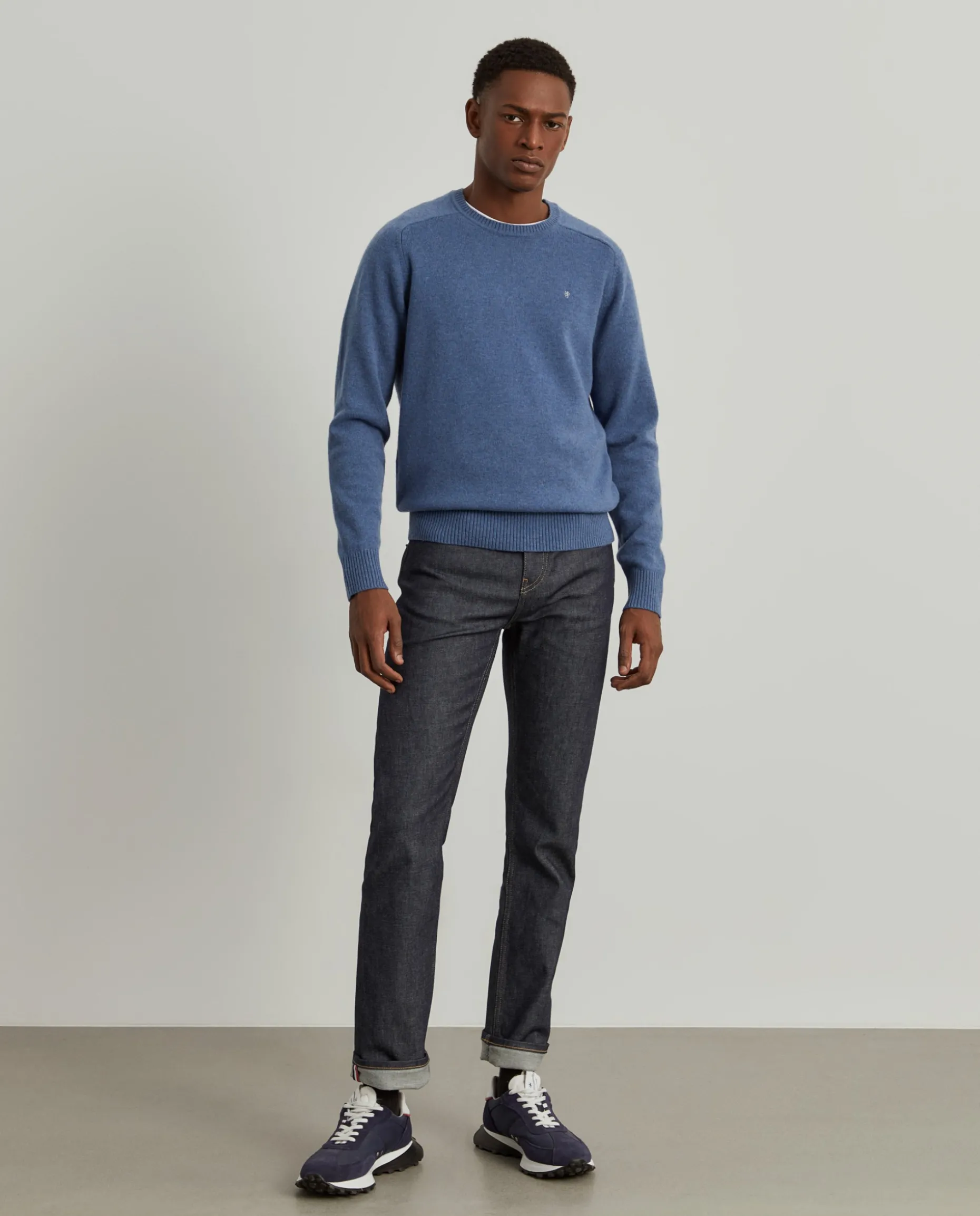 Calças denim regular fit|LION OF PORCHES Online