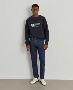 Calças denim regular fit|LION OF PORCHES Best Sale