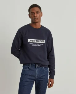 Calças denim regular fit|LION OF PORCHES Best Sale