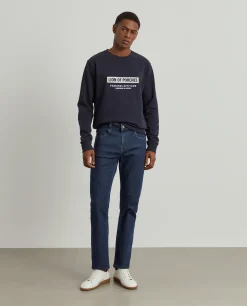 Calças denim regular fit|LION OF PORCHES Best Sale