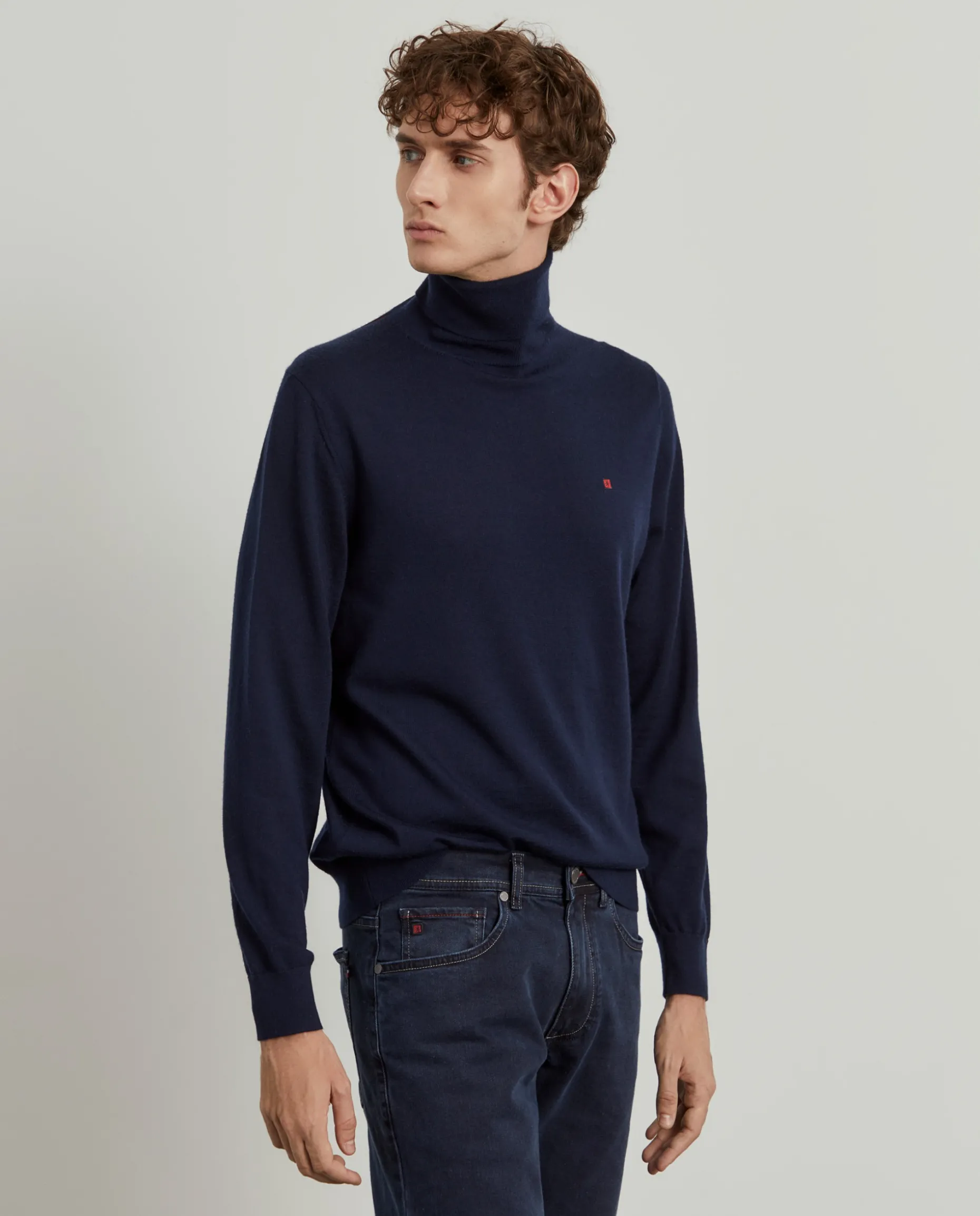 Calças denim regular fit|LION OF PORCHES New