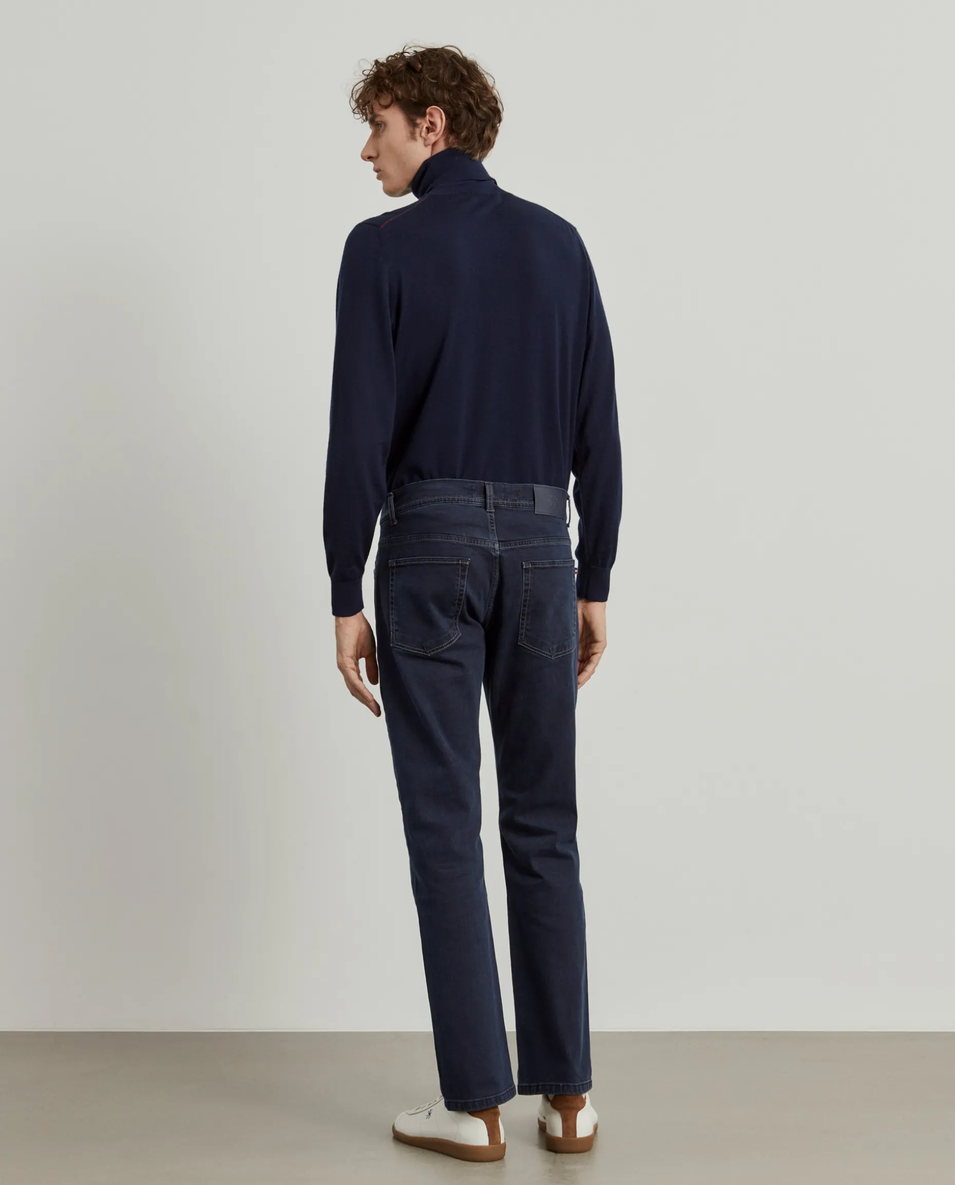 Calças denim regular fit|LION OF PORCHES New