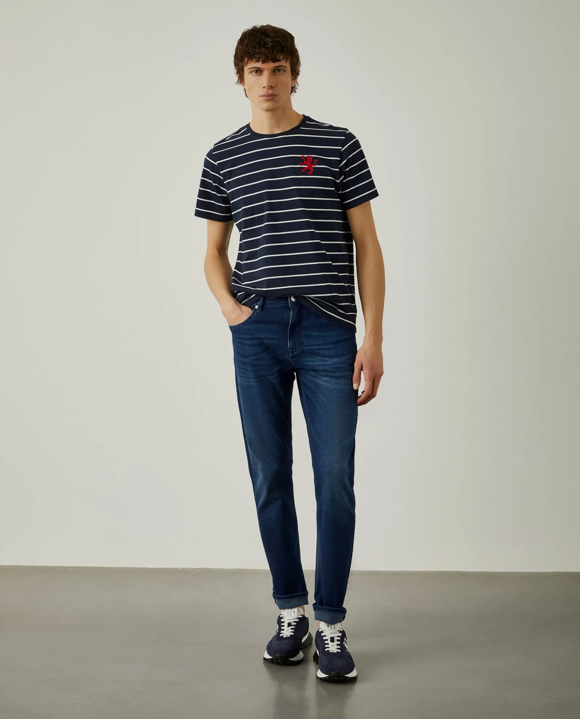 Calças denim regular fit|LION OF PORCHES Discount