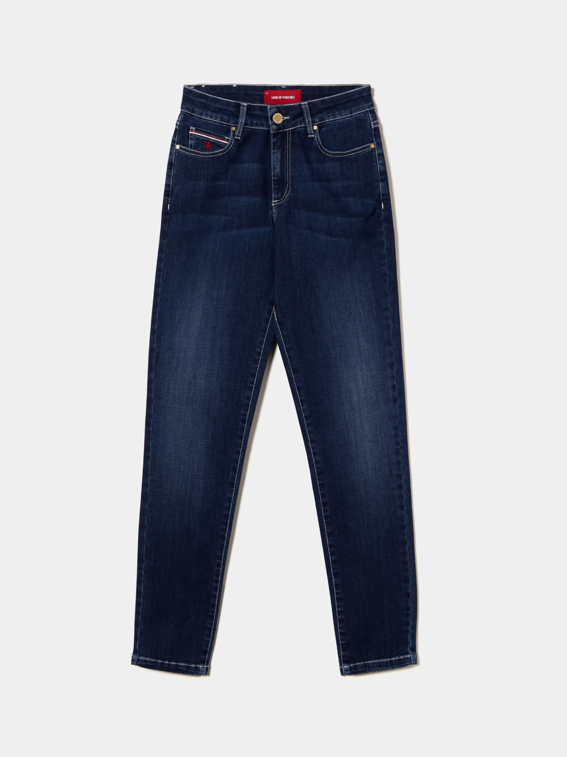 Calças denim regular fit|LION OF PORCHES Hot