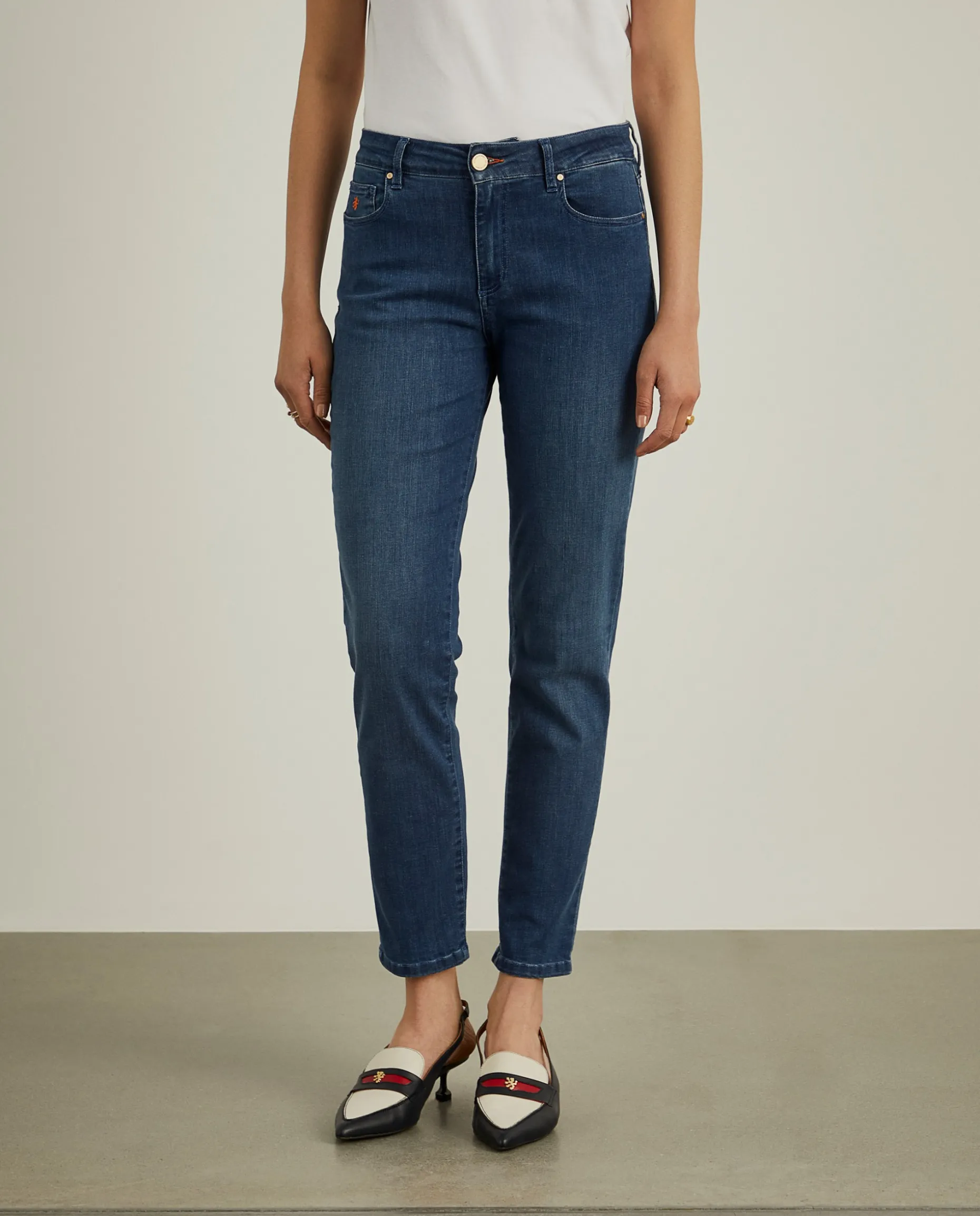 Calças denim regular fit|LION OF PORCHES Best Sale