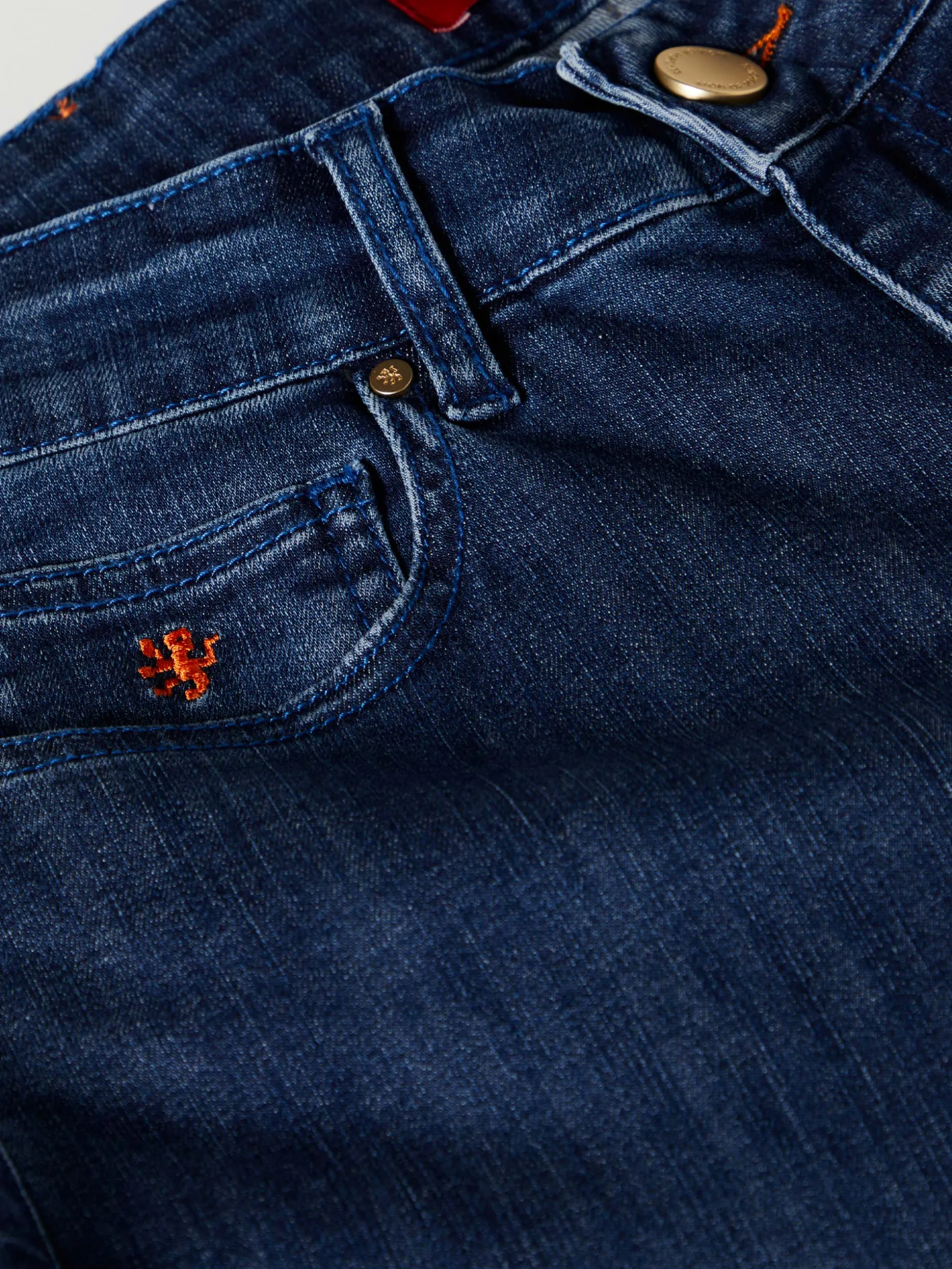 Calças denim regular fit|LION OF PORCHES Best Sale