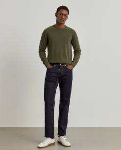 Calças denim regular fit|LION OF PORCHES Fashion