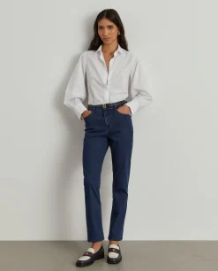 Calças denim regular fit|LION OF PORCHES Flash Sale
